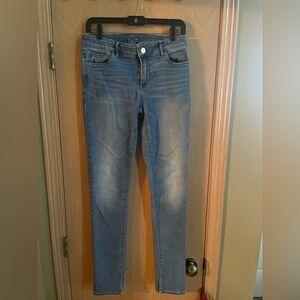 White House Black Market Blue Skinny Jeans